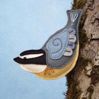 🐦Hand Embroidered Felt Bird Ornament